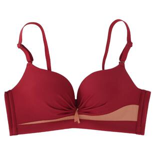 本命年红色转运内衣女结婚新娘内裤一套装小胸聚拢性感纯欲文胸罩