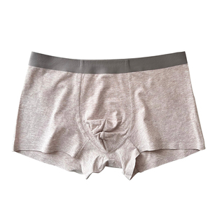 无痕彩棉男士内裤纯棉7A抑菌全棉裆男款平角短裤2025新款四角裤衩