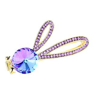 兔子发夹2026新款精致刘海夹子手工仙美发卡半扎短发女士专用头饰