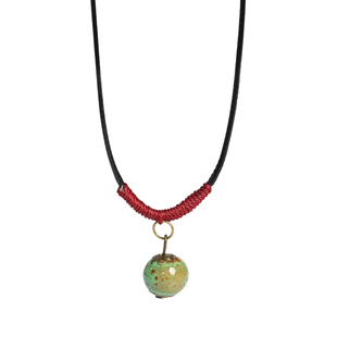 简约百搭复古民族风景德镇陶瓷项链女锁骨链毛衣链古风服饰配饰