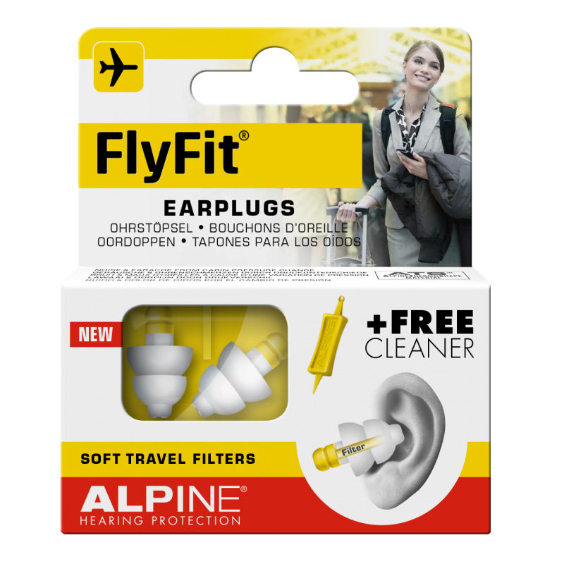 荷兰ALpine FLYFIT飞机减压耳塞 飞行降压航空旅行 保护耳朵耳膜