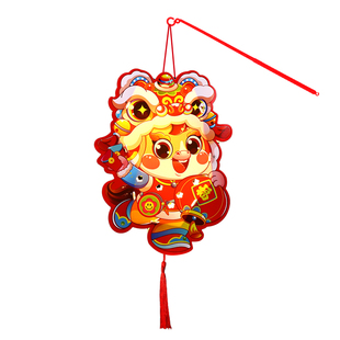 新年灯笼手工diy材料包儿童手提过马年花灯2026新款发光春节挂饰
