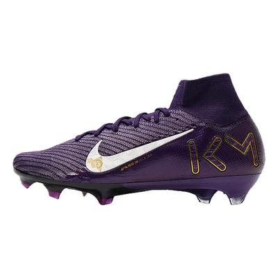 皇贝Nike耐克刺客16姆巴佩高帮高端FG长钉天然草足球鞋FQ8692-500