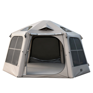 探险者鸟巢2.0充气帐篷户外野营过夜防暴雨防寒露营车尾一体帐篷