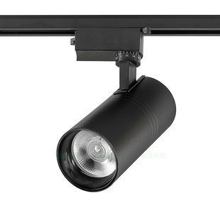 cob射灯led轨道灯20w服装店铺30w导轨灯商用超亮聚光灯明装滑轨灯