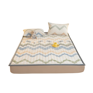 冬季加厚保暖牛奶绒床垫子法兰加绒床盖毛毯床褥子铺底软垫被床单