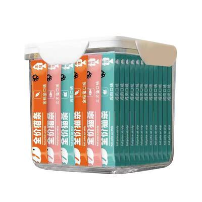 思钰宠物猫条猫咪零食罐头营300支幼猫湿粮用品小鱼干猫罐头整箱