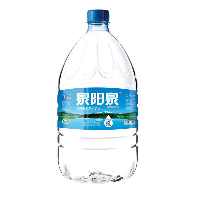 泉阳泉长白山天然矿泉水可放饮水机12L升家庭桶装水国家地理标志