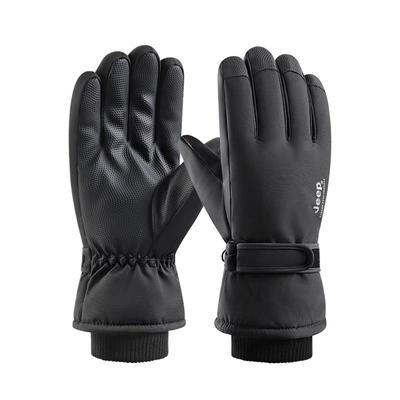 JEEP/吉普男棉滑雪保暖分指手套