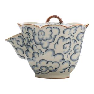 JOJO'S L. PD.collide.手抓壶云纹汝窑中式高档家用防烫壶 | 相撞