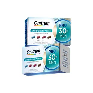 Centrum善存海外男士PRO营养包30+复合维d生素矿物质B族27.2月