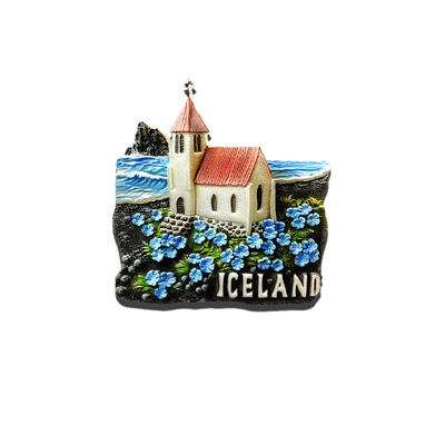 北欧冰岛旅游文创冰箱贴