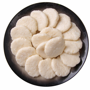 手打墨鱼饼潮汕特产海鲜丸手工鱼糕烧烤火锅食材空气炸锅轻食搭配