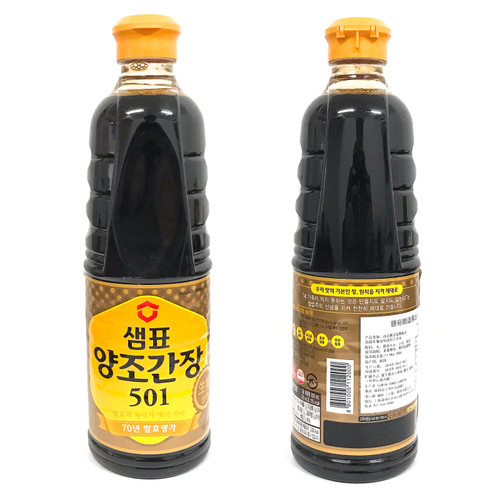 膳府酿造酱油501生抽炒酱炖拌凉菜寿司蘸料6个月天然发酵韩国进口
