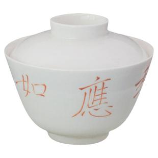 元无景德镇陶瓷盖碗单个高档观自在纯手工盖碗草木灰茶具茶碗套装