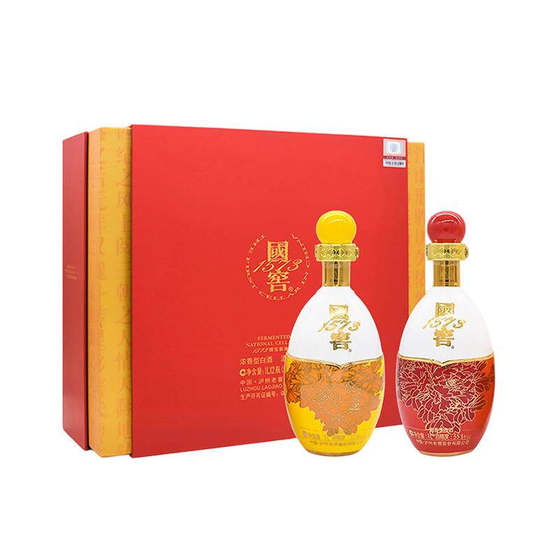 【年份酒】泸州老窖国窖1573 生命中的那坛酒 双桂联芳55度1L*2瓶