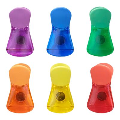 多功能彩色透明磁吸夹子冰箱贴