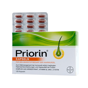 【自营】德国拜耳Priorin生发软胶囊脱发固发养发护发丰盈发量