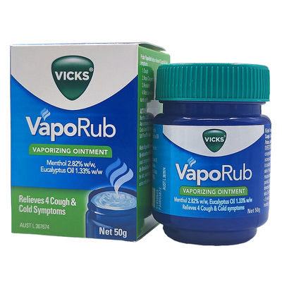 新加坡发货Vicks通鼻膏伤风膏Vaporub薄荷膏感冒鼻塞肌肉酸痛50g