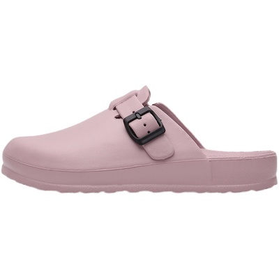 夏季包头拖鞋女白色不累脚eva