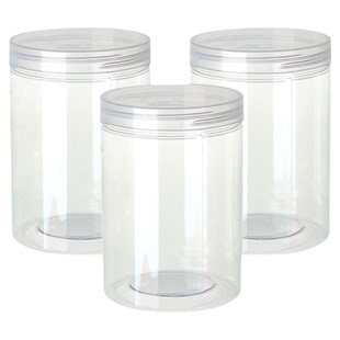 食品级塑料瓶带盖加厚密封透明饼干罐零食包装储物罐子蜂蜜瓶