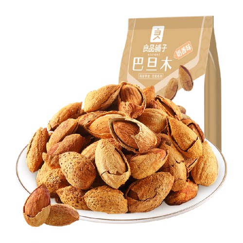 良品铺子奶香味巴旦木每日坚果扁桃仁干果小吃杏仁健康休闲零食