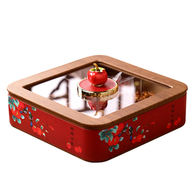 结婚必备！中式四宫格高端干果盘