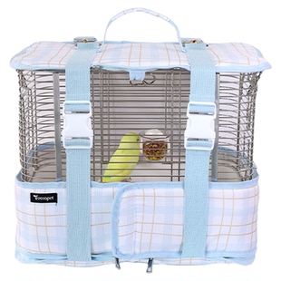 优嗖鹦鹉外出双肩包虎皮牡丹玄凤可拆卸外带鸟笼子观赏手提鸟背包