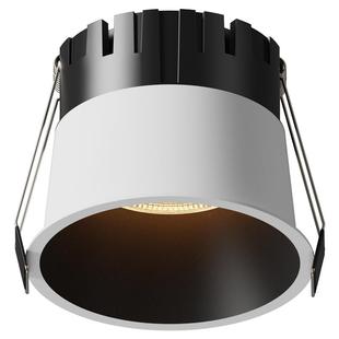 极窄边框射灯山丘防眩LED嵌入式55开孔智能筒灯3500K客厅无主灯