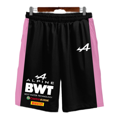 阿尔派F1车队服alpine速干短裤
