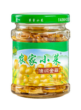开罐即食油焖金针菇冷盘凉拌菜