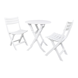 室外阳台折叠桌椅套装喝茶组合小圆桌子防水防晒户外庭院露天外摆