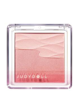JudydoLL橘朵水缎光双色腮红盘