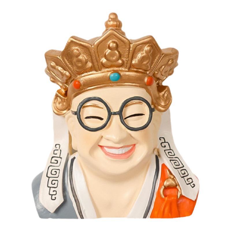 博物馆搞笑眼镜佛菩萨国潮文创冰箱贴磁贴个性创意3d立体收藏礼物