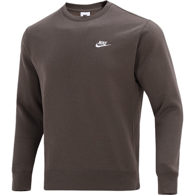 NIKE耐克加绒卫衣男2025春季新款运动服宽松保暖加厚套头衫BV2663