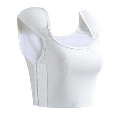 垫肩束胸内衣大胸显小可调超平美肩直角肩防滑防震学生cos裹胸