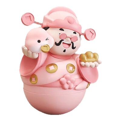 创意财神爷不倒翁装饰蛇年摆件吉祥物客厅玄关布置生日乔迁礼物