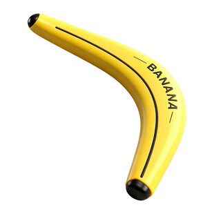 香蕉回旋镖儿童户外安全飞盘软可回旋男孩公园露营飞碟回力标玩具