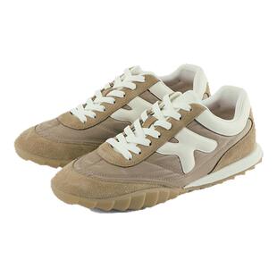 德芙琳女款2025年新款运动板鞋超软休闲华夫鞋超软真鹿皮鞋KD8055