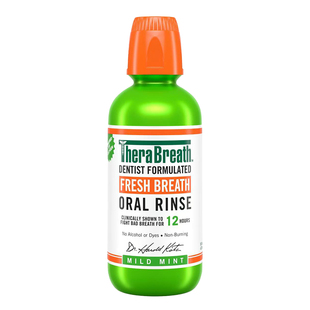 【专属推荐】TheraBreath凯斯博士薄荷漱口水无酒精清新口气留香