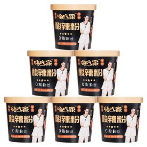 嗨吃家酸辣粉黑金明星版速食桶装