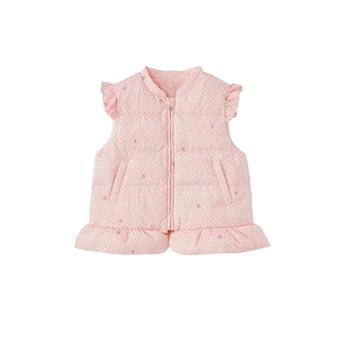 英氏超韧绒儿童羽绒马甲女童秋冬保暖防寒舒适马夹时尚潮流新款