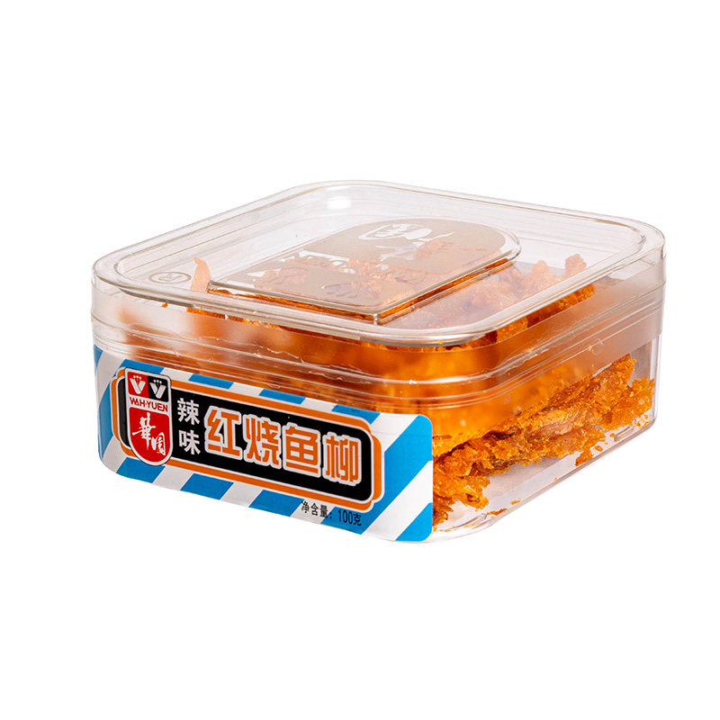 香港华园红烧鱼柳辣味明太鱼干港味零食小吃休闲特产食品即食海鲜