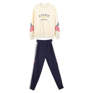 少女大童秋冬装时尚女孩两件套2025新款初中学生休闲运动服套装女