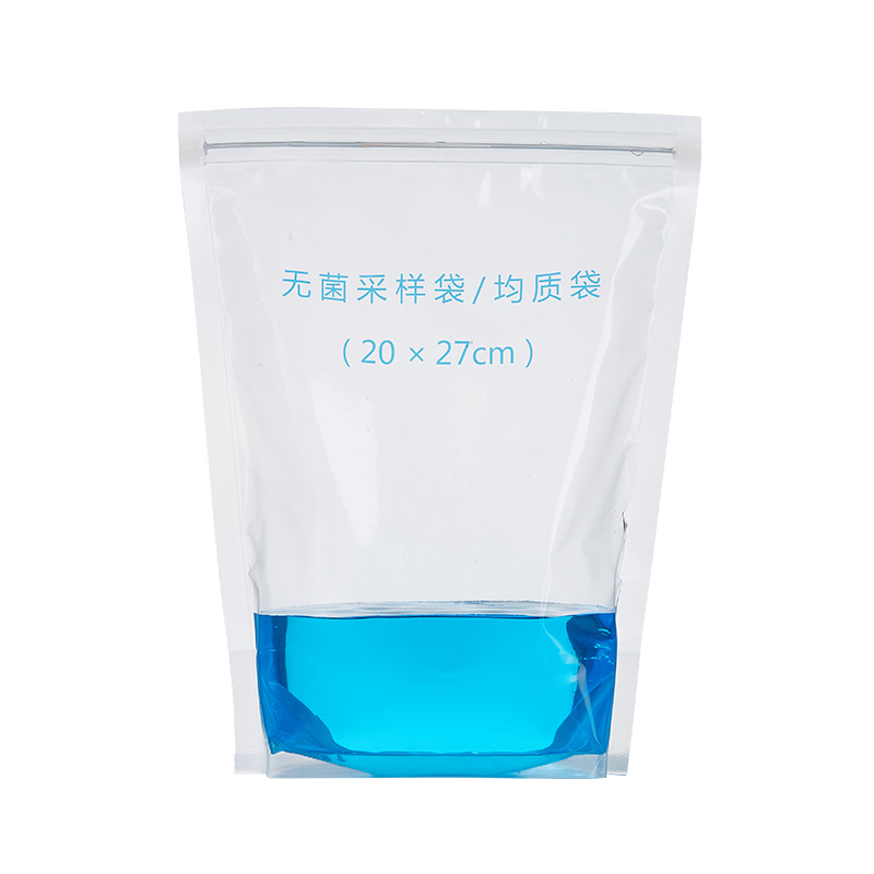 Labshark无菌采样袋均质袋一次性取样袋带压条可立采集袋箱装