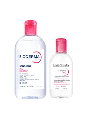 【自营】Bioderma/贝德玛洁肤液敏感肌750ml眼唇粉水卸眼唇