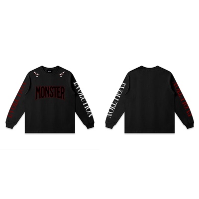 怪兽进化重磅320克纯棉长袖