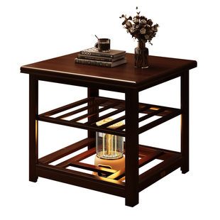 实木烤火桌家用折叠桌子一体烤火炉正方形烤火架客厅茶几湖南省桌