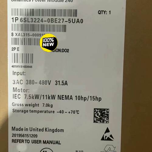 【询价】6SL3224-0BE27-5UA0G120 变频适用