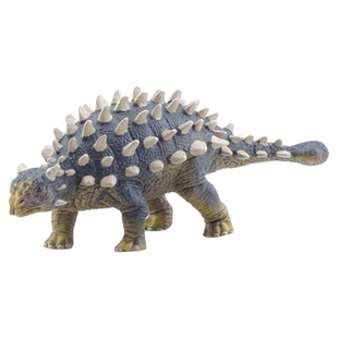 出口仿真恐龙模型玩具甲龙实心硬胶动物世界侏罗纪美甲龙手办摆件